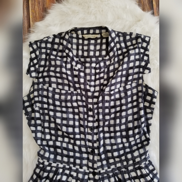 11.1.TYLHO Gingham Plaid West Street Shirt Dress - Picture 3 of 6